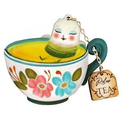 Relax Tea Brooch by LaliBlue - Quirks!