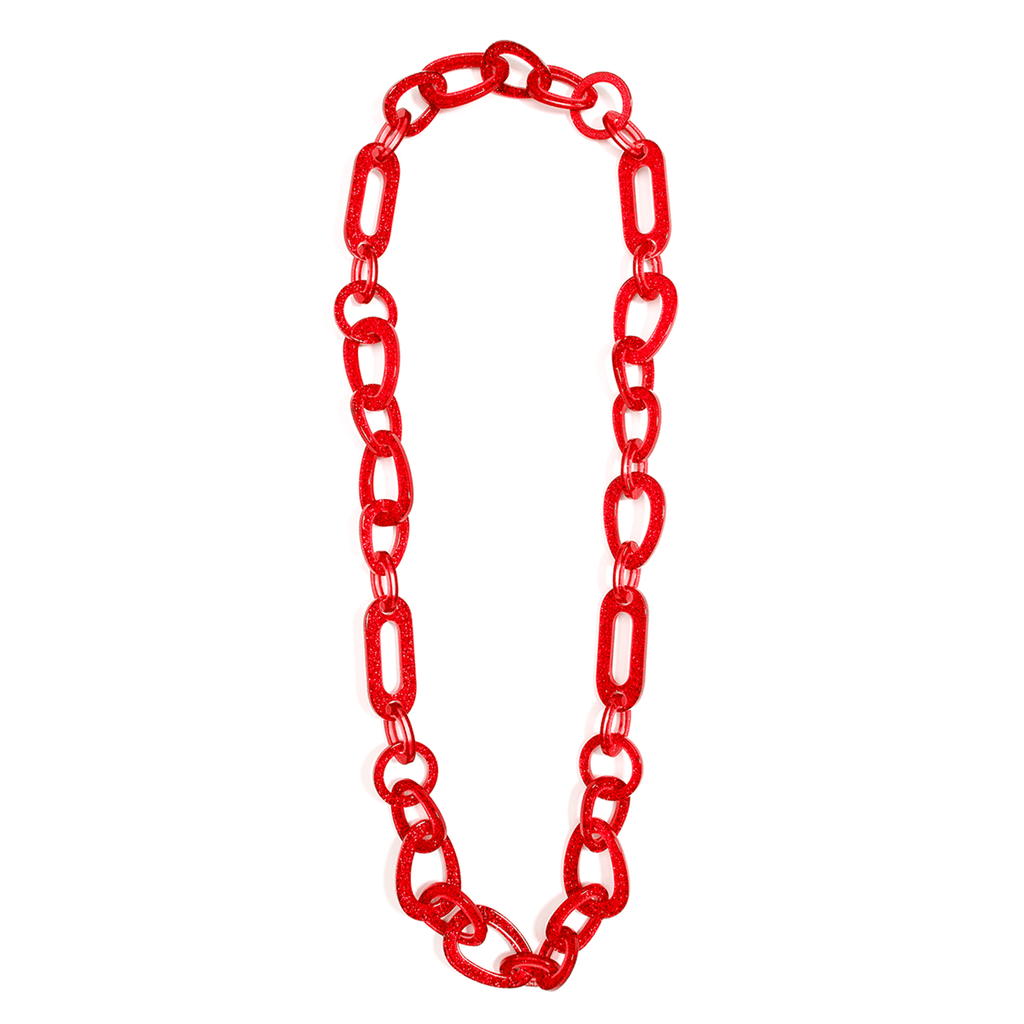 Resin Acrylic Links Long Necklace - Quirks!