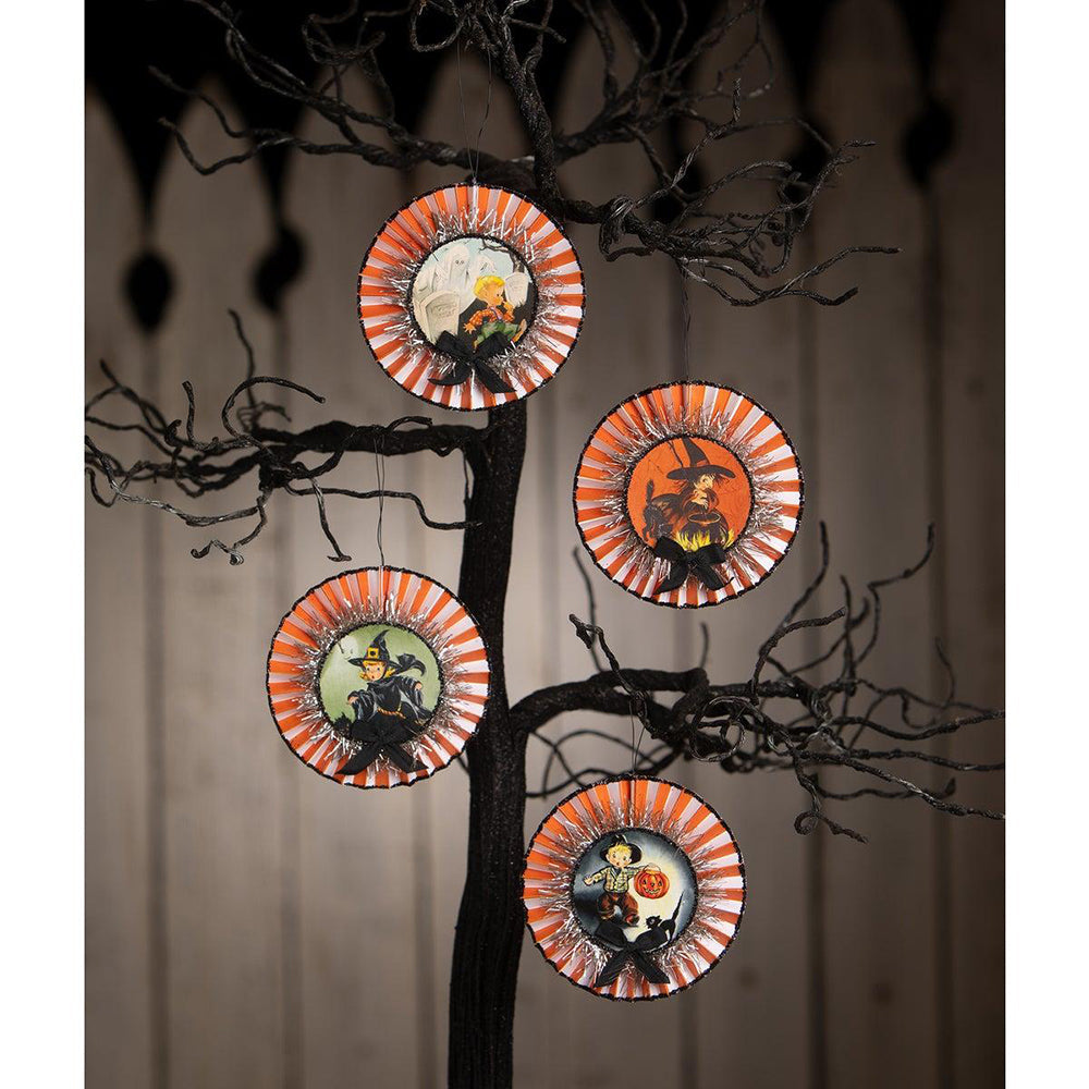 Retro Halloween Rosettes S4 by Bethany Lowe Designs image 1