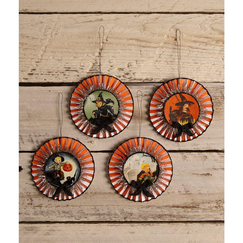 Retro Halloween Rosettes S4 by Bethany Lowe Designs image