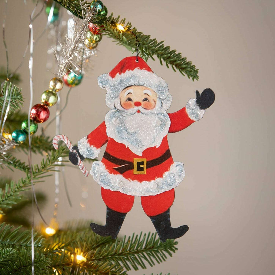 Retro Rockin' Santa Ornament by Bethany Lowe Designs, christmas decor