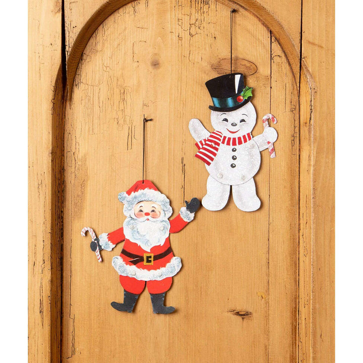 Retro Rockin' Santa Ornament by Bethany Lowe Designs, image 3