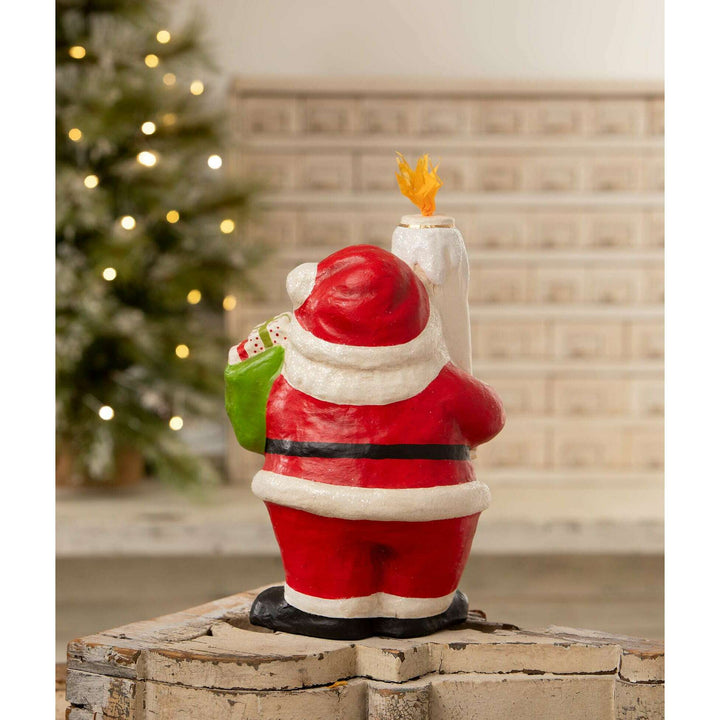 Retro Santa with Candle by Bethany Lowe Designs, image 3