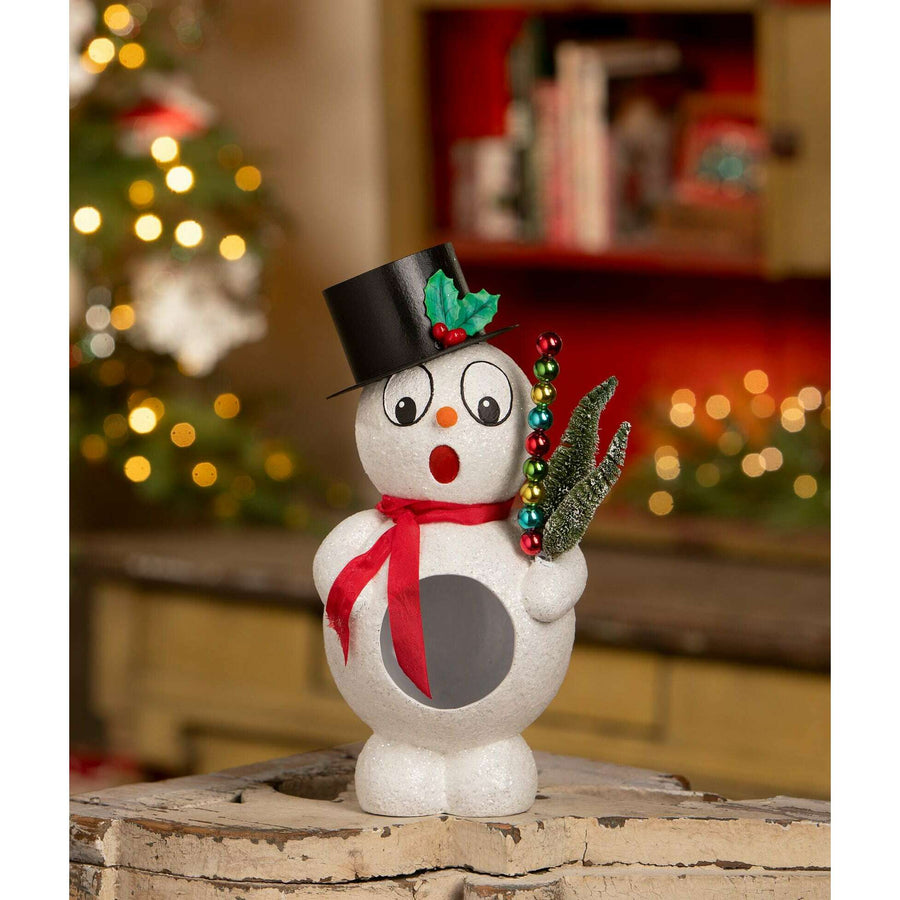 Retro Silly Surprise Snowman by Bethany Lowe Designs, christmas decor