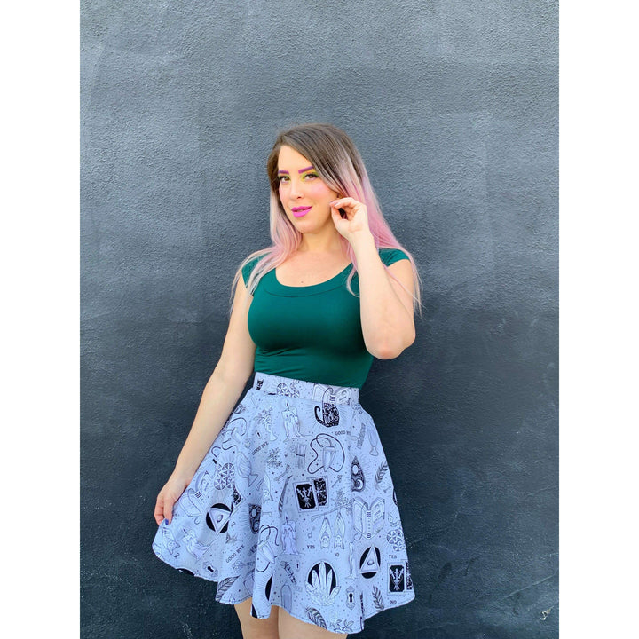 Retro Boat Neck Top in Hunter Green - Plus Sizes only