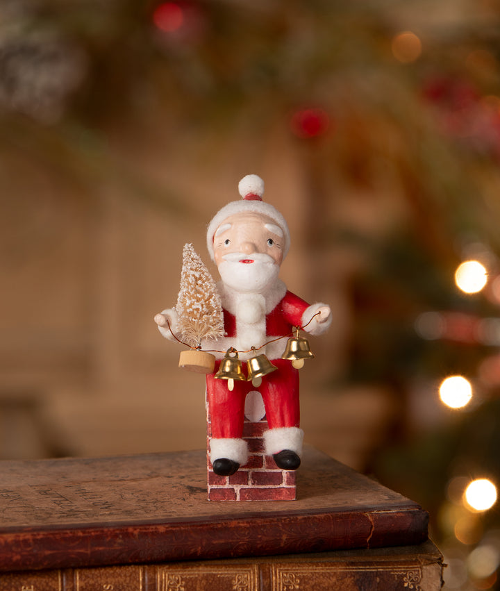 Santa on Chimney by Bethany Lowe Designs, image 4