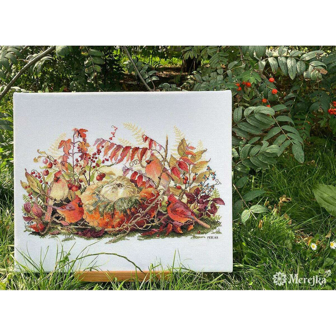 Rhapsody in Red K-190 Counted Cross-Stitch Kit