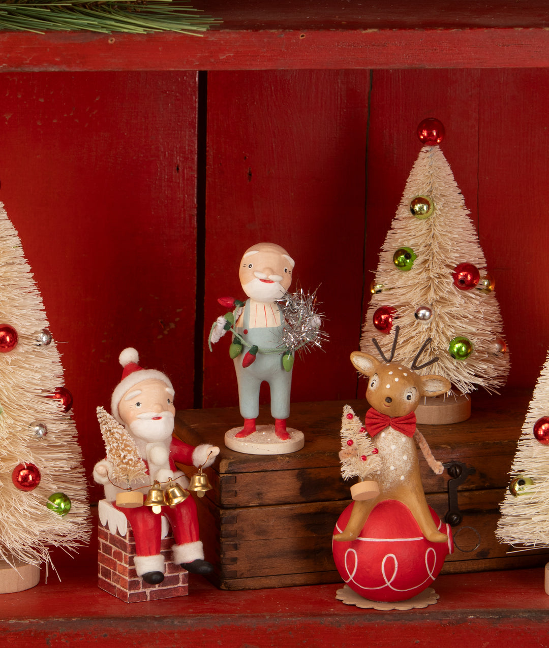 Reindeer on Ornament by Bethany Lowe Designs, image 3