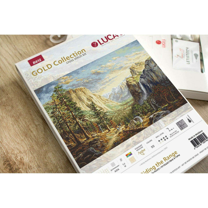 Riding the Range B612L Counted Cross-Stitch Kit