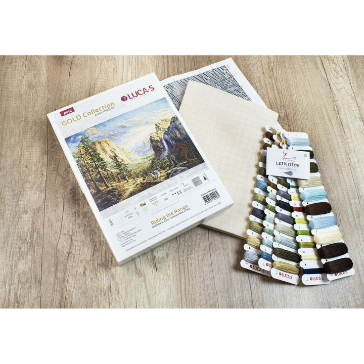 Riding the Range B612L Counted Cross-Stitch Kit