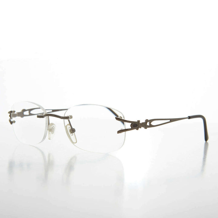 Rimless Readers with Metal Temples - Nicky