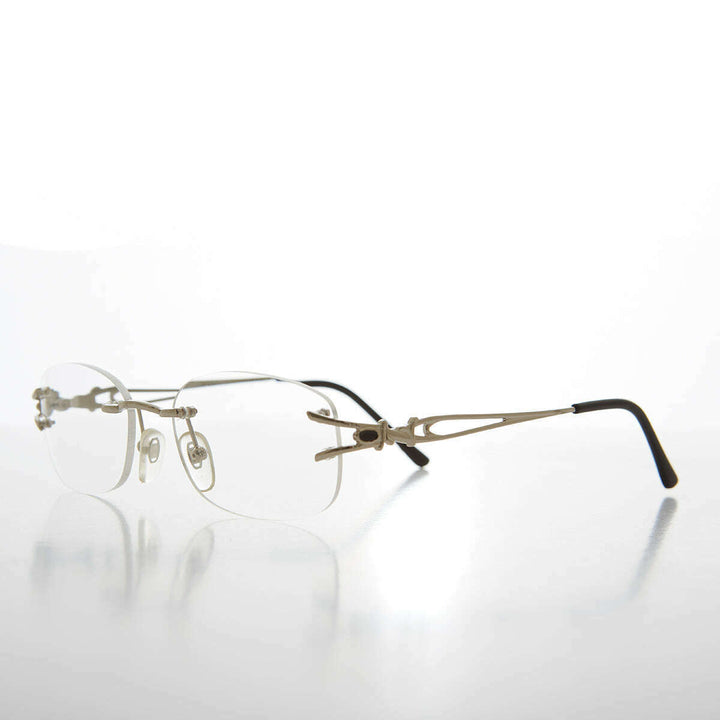 Rimless Readers with Metal Temples - Nicky