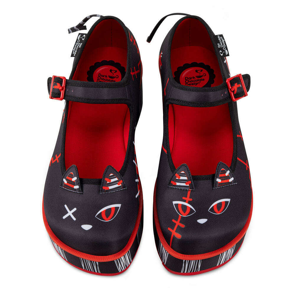 Riot Kitty Women's Mary Jane Platforms