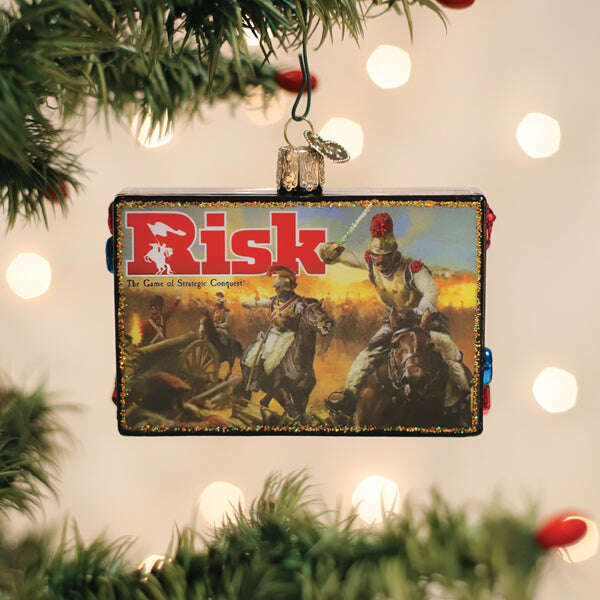 Old World Christmas Risk Blown Glass Ornament