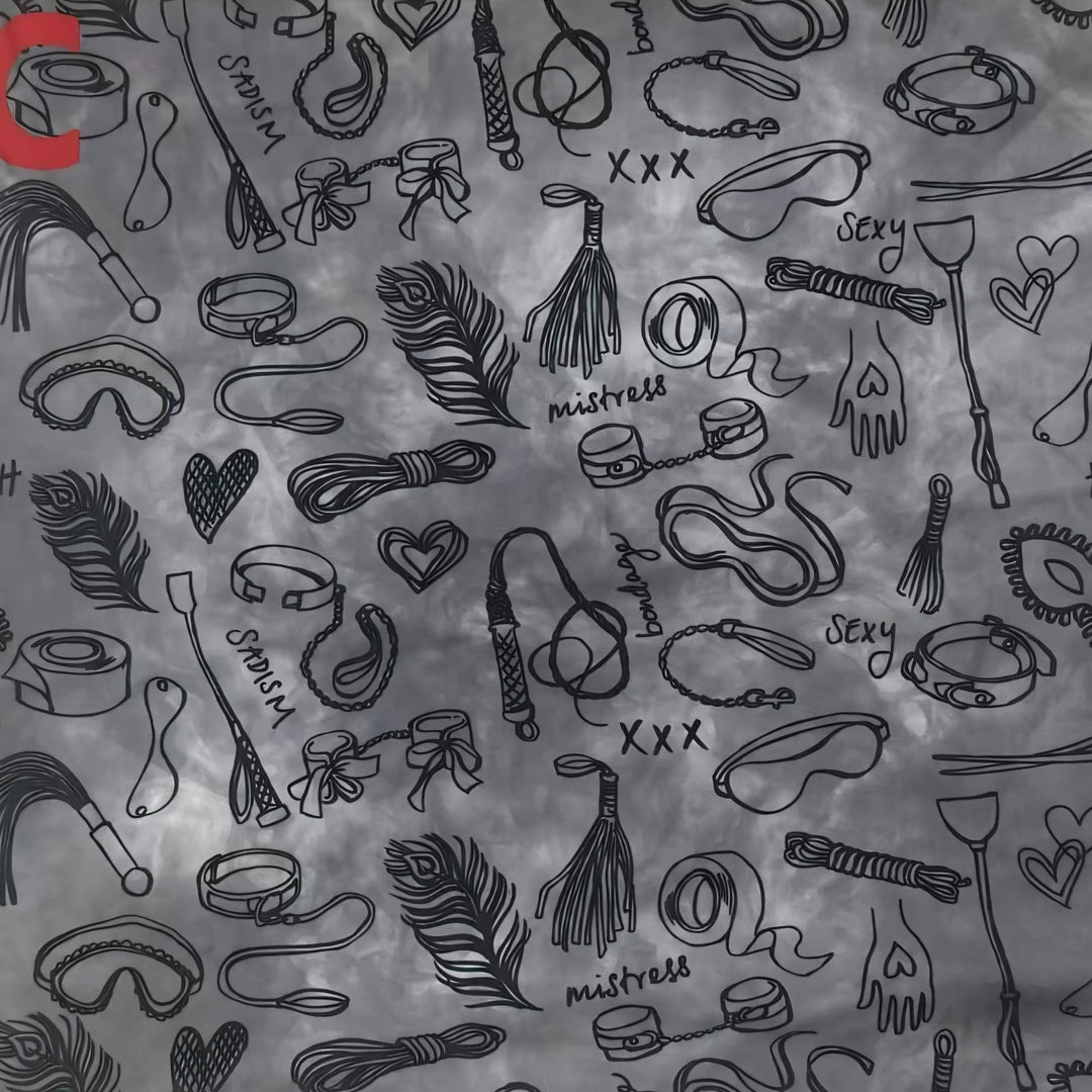 Velvet Restraint Exclusive Leggings - High-quality Handcrafted Vibrant BDSM Kink