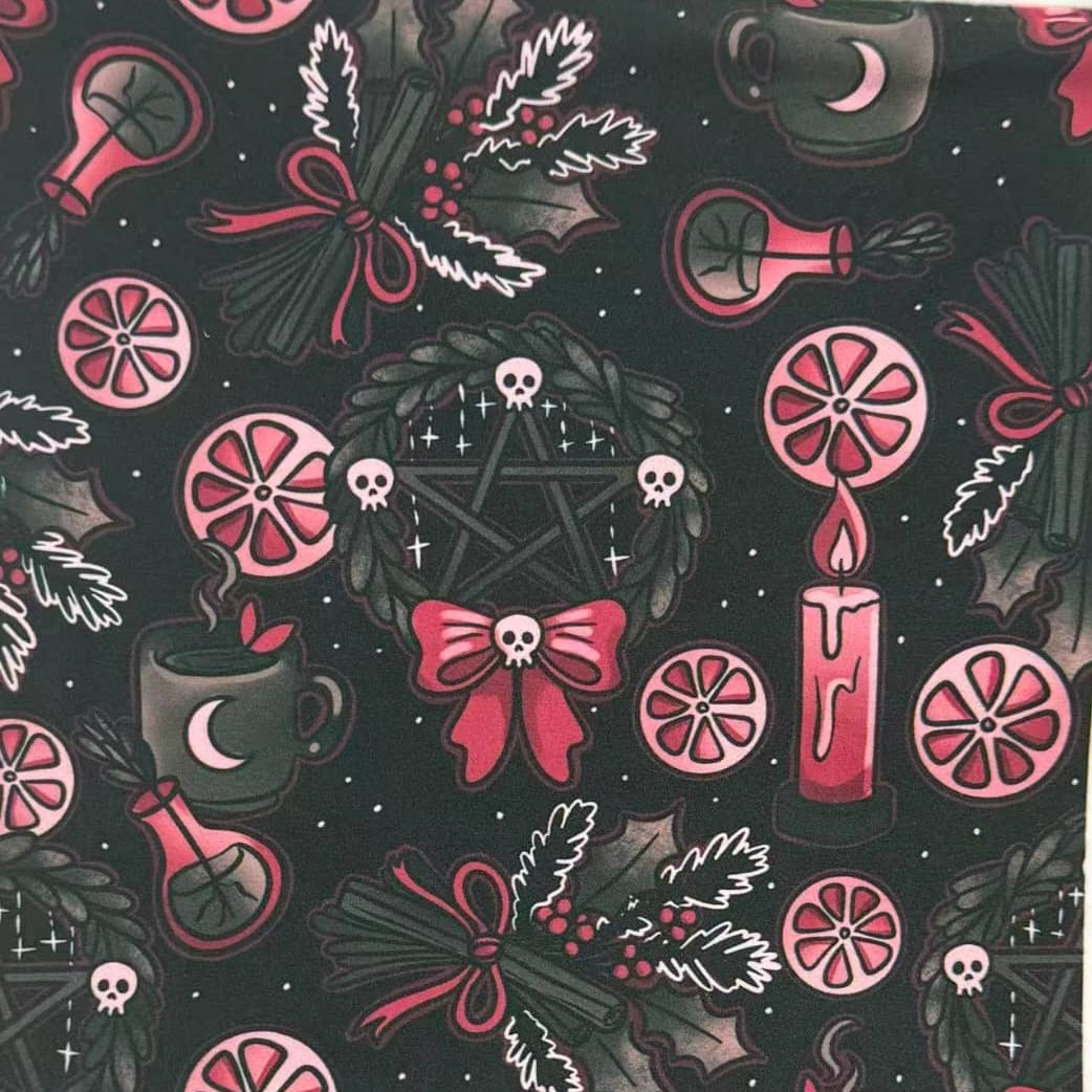 A Gothic Yule Semi-Exclusive Leggings - High-quality Handcrafted Vibrant