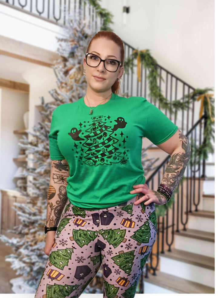 "Creepmas Tree" Spooky Holiday Tee - Unisex Shirt