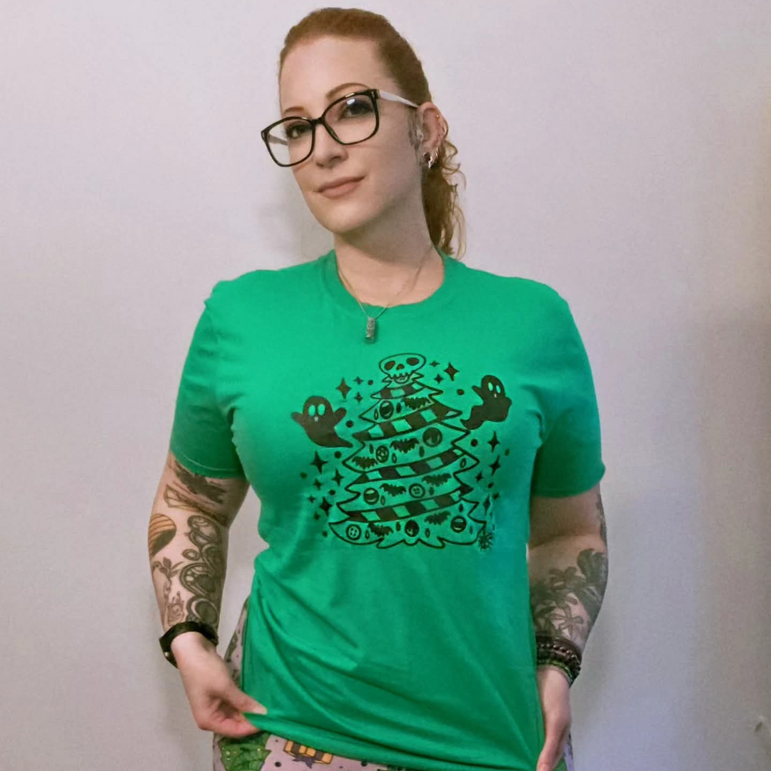 "Creepmas Tree" Spooky Holiday Tee - Unisex Shirt