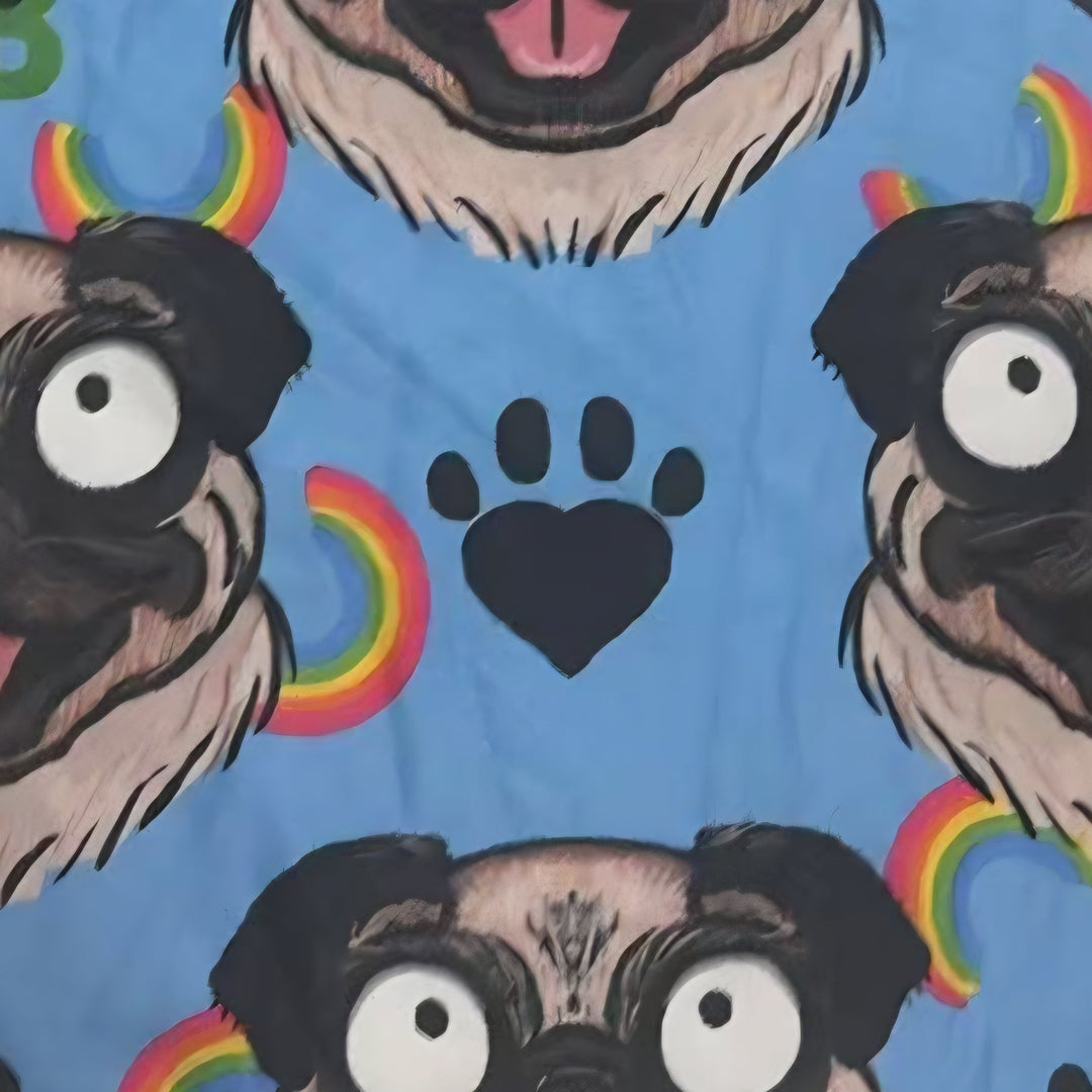 Mr. Pug Exclusive Leggings - High-quality Handcrafted Vibrant Dog Mom Canine Dogs Pugs