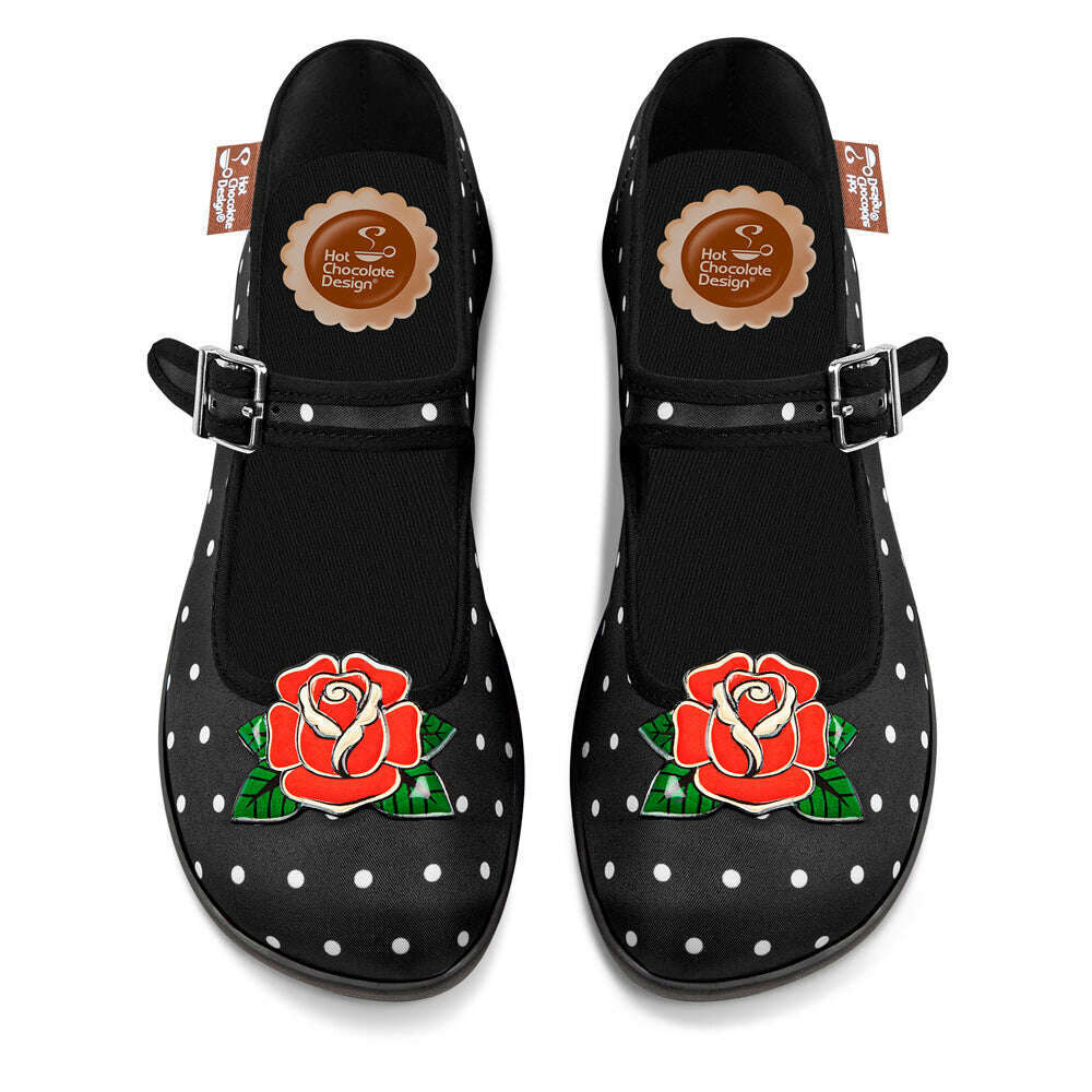 Rockabilly Women's Mary Jane Flats