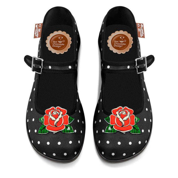 Rockabilly Women's Mary Jane Flats