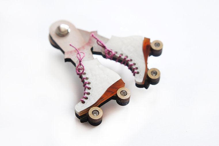 Roller Skates Brooch by Laliblue - Quirks!