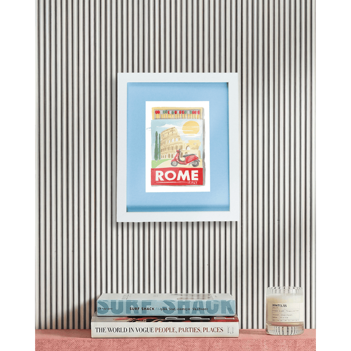 Rome Matchbook Art Print