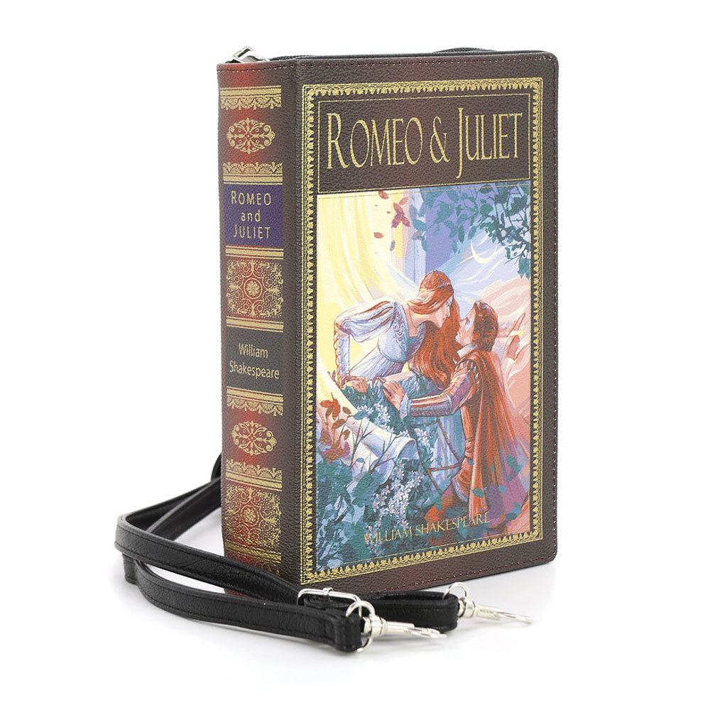 Romeo And Juliet Book Clutch Bag In Vinyl by Book Bags