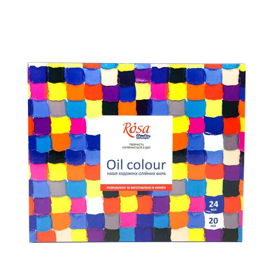 Rosa Studio Oil Paint Set 24 colors (0.68 oz each)