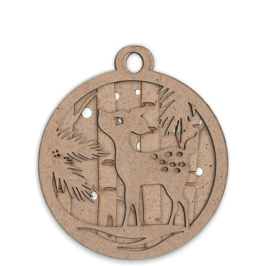 Rosa Talent Winter Story 4 - set of bases for decoration on fiberboard. 3.54*3.15 inches. 3pcs