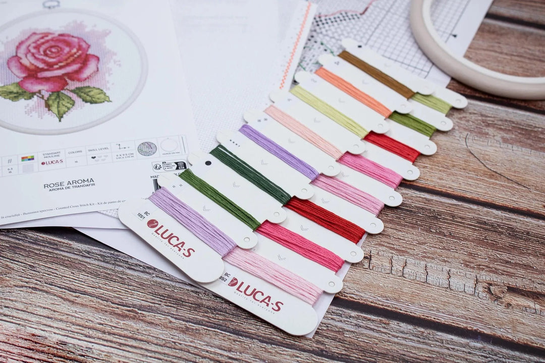 Rose Aroma BC105L Counted Cross-Stitch Kit