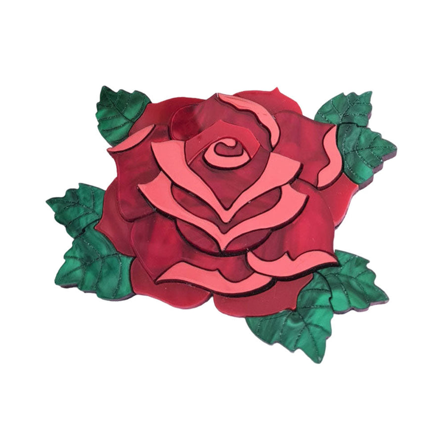 Rose Brooch by Cherryloco Jewellery 1