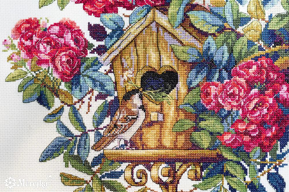 Rose Bush K-150 Counted Cross-Stitch Kit