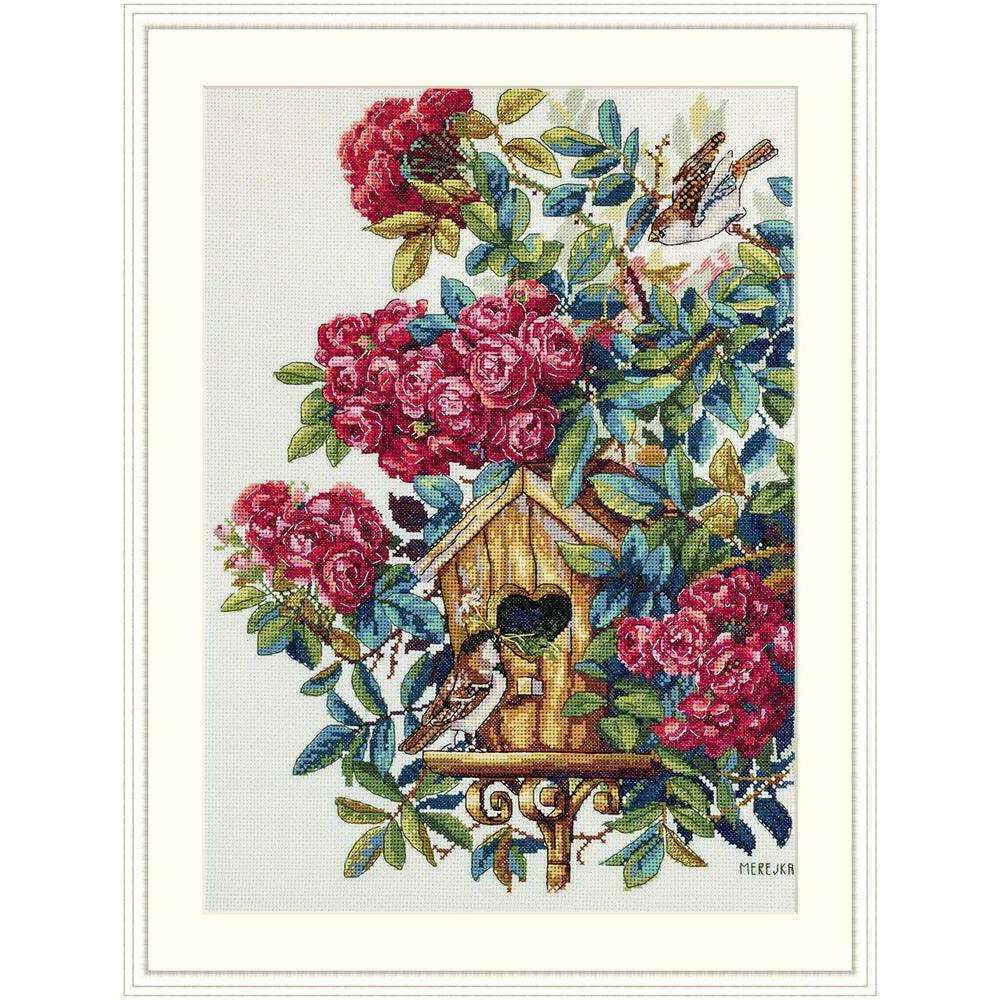 Rose Bush K-150 Counted Cross-Stitch Kit