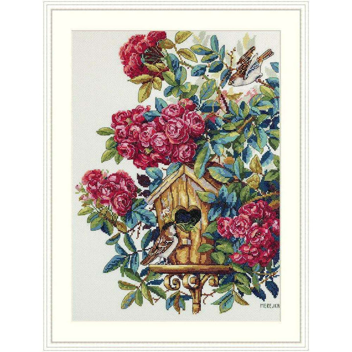Rose Bush K-150 Counted Cross-Stitch Kit