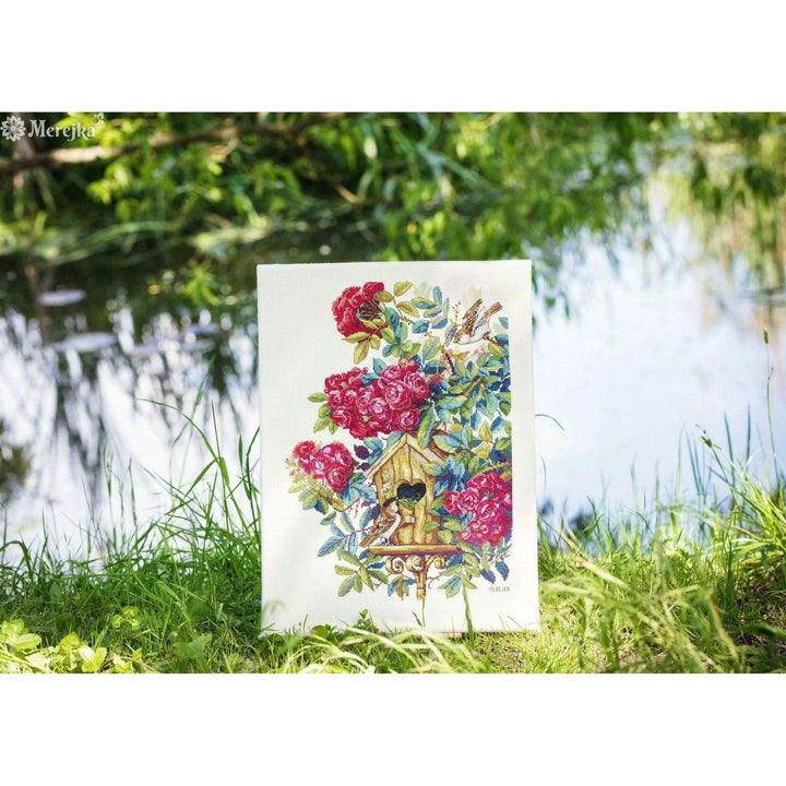 Rose Bush K-150 Counted Cross-Stitch Kit
