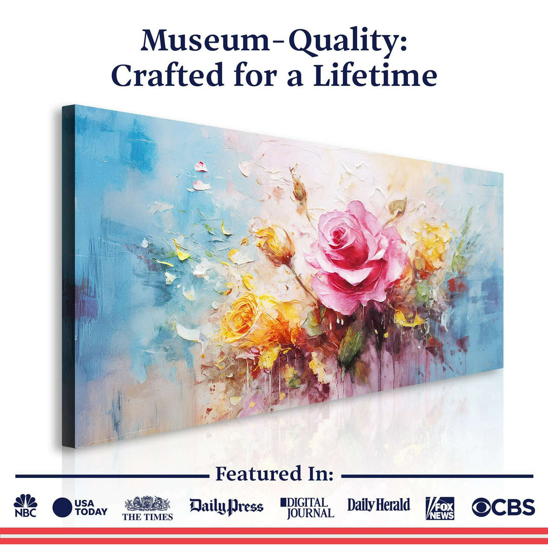 Rose Flower Wall Art