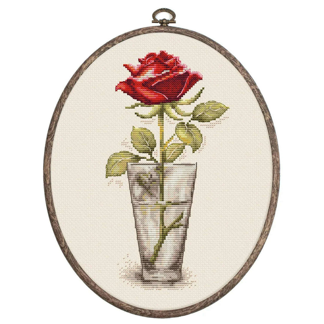 Rose Mister Lincoln BC235L Counted Cross-Stitch Kit