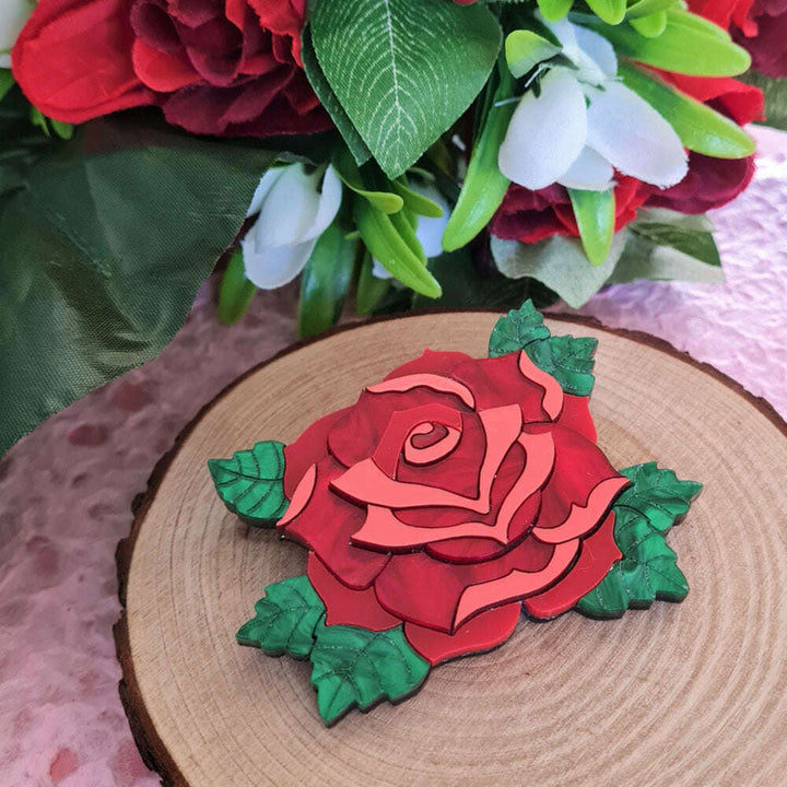 Rose Necklace by Cherryloco Jewellery 3