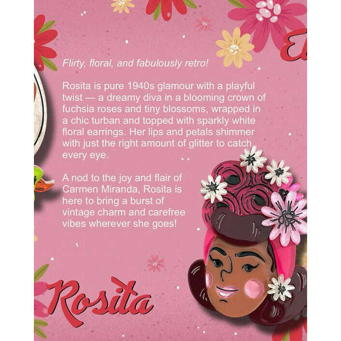 Rosita Brooch by Marla VonDuta x Lipstick & Chrome – view 7