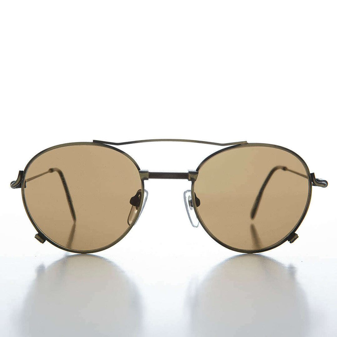 Round Aviator with Industrial Accents - Ray