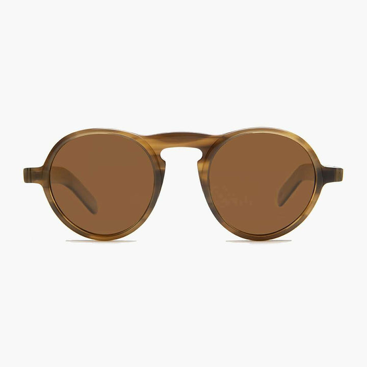 Round Retro Sunglass with Polarized Lens - Miami