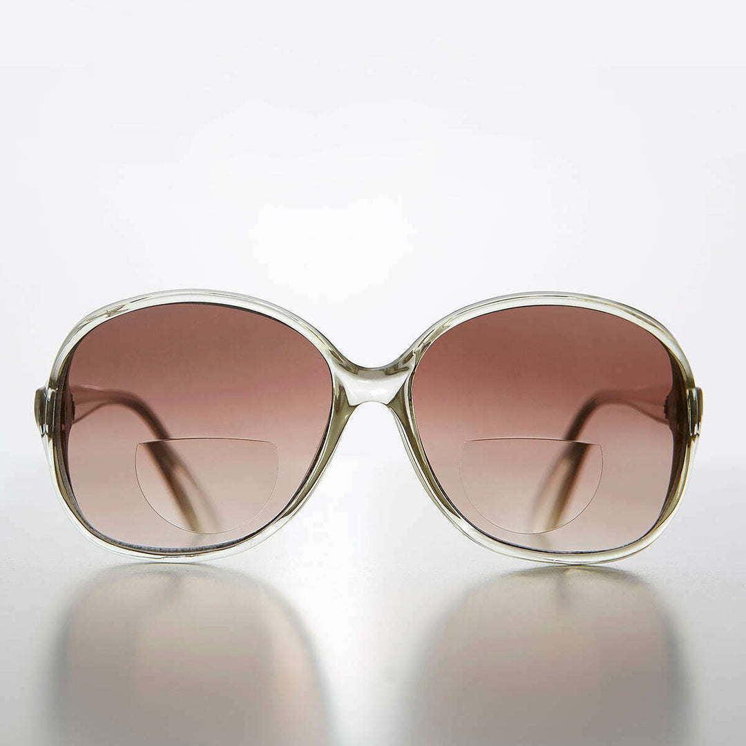 Round Women's Bifocal Reading Sunglasses - Alice