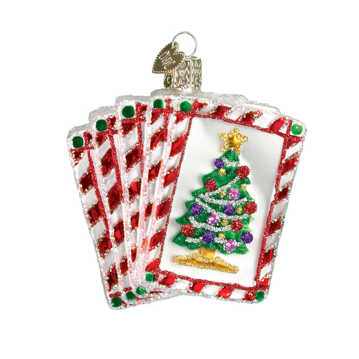 Old World Christmas Royal Flush Blown Glass Ornament