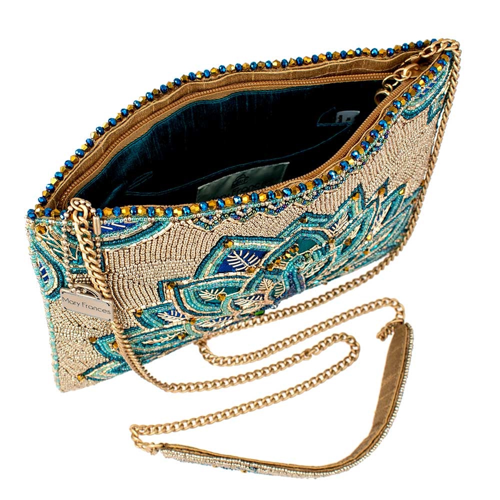 Royal Plume Crossbody Clutch by Mary Frances Image 6