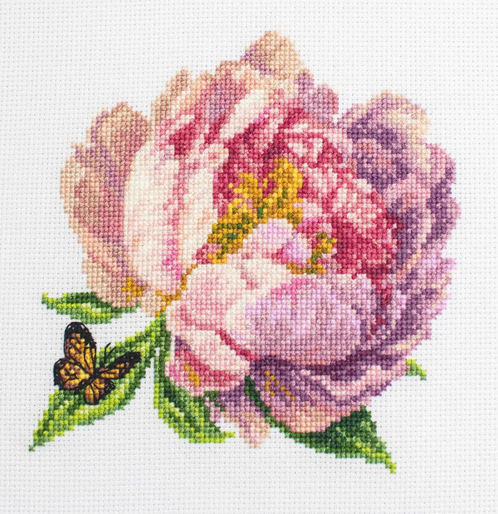 Rozella Peony BC206l Counted Cross-Stitch Kit