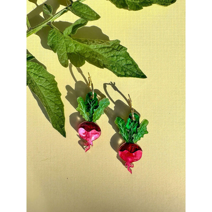 Ruby Radish Dangle