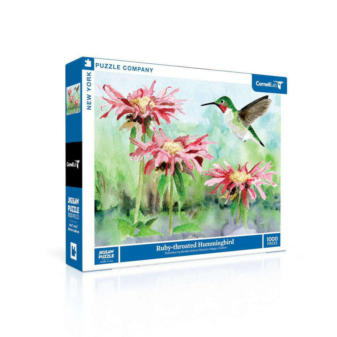 Ruby-throated Hummingbird Jigsaw Puzzle