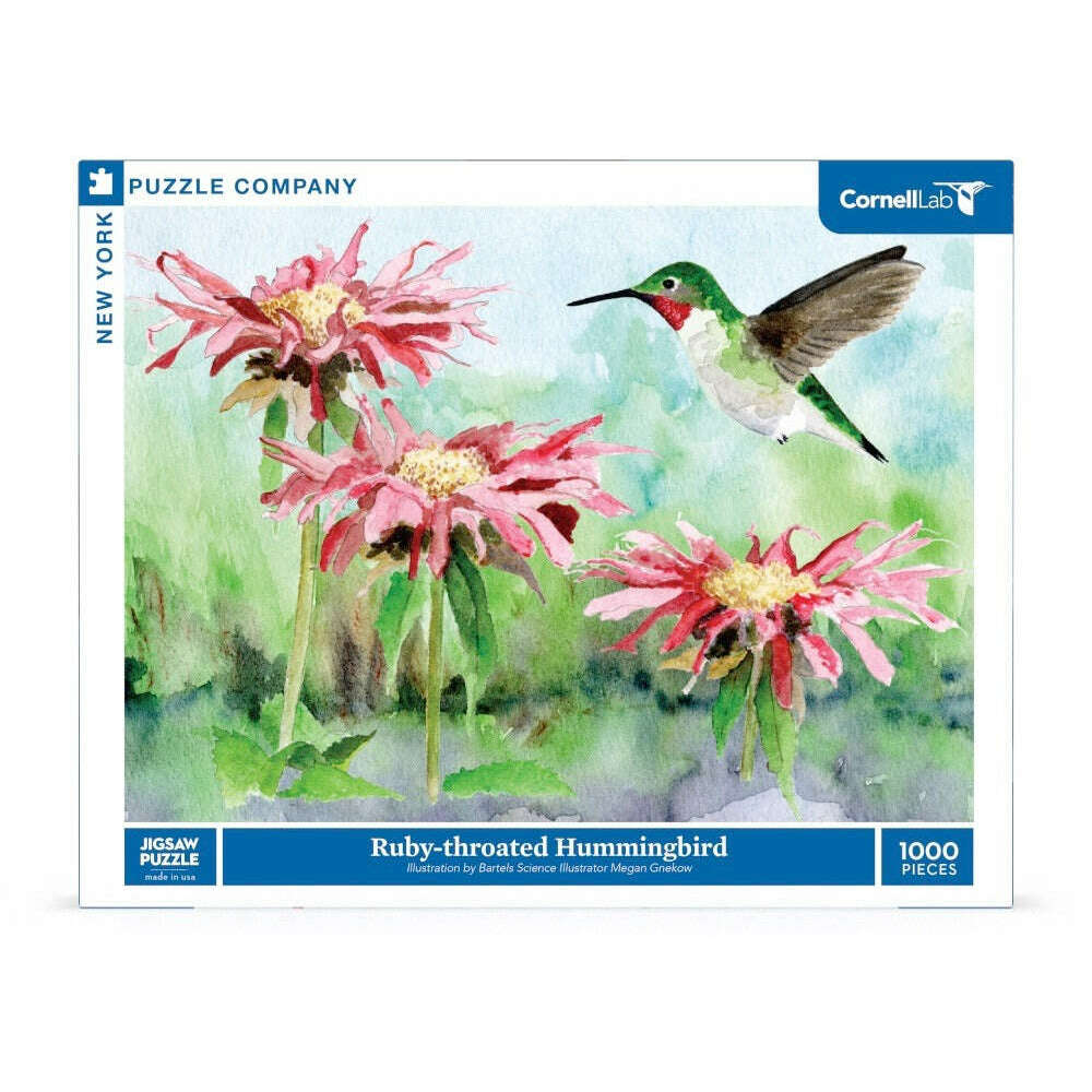 Ruby-throated Hummingbird Jigsaw Puzzle
