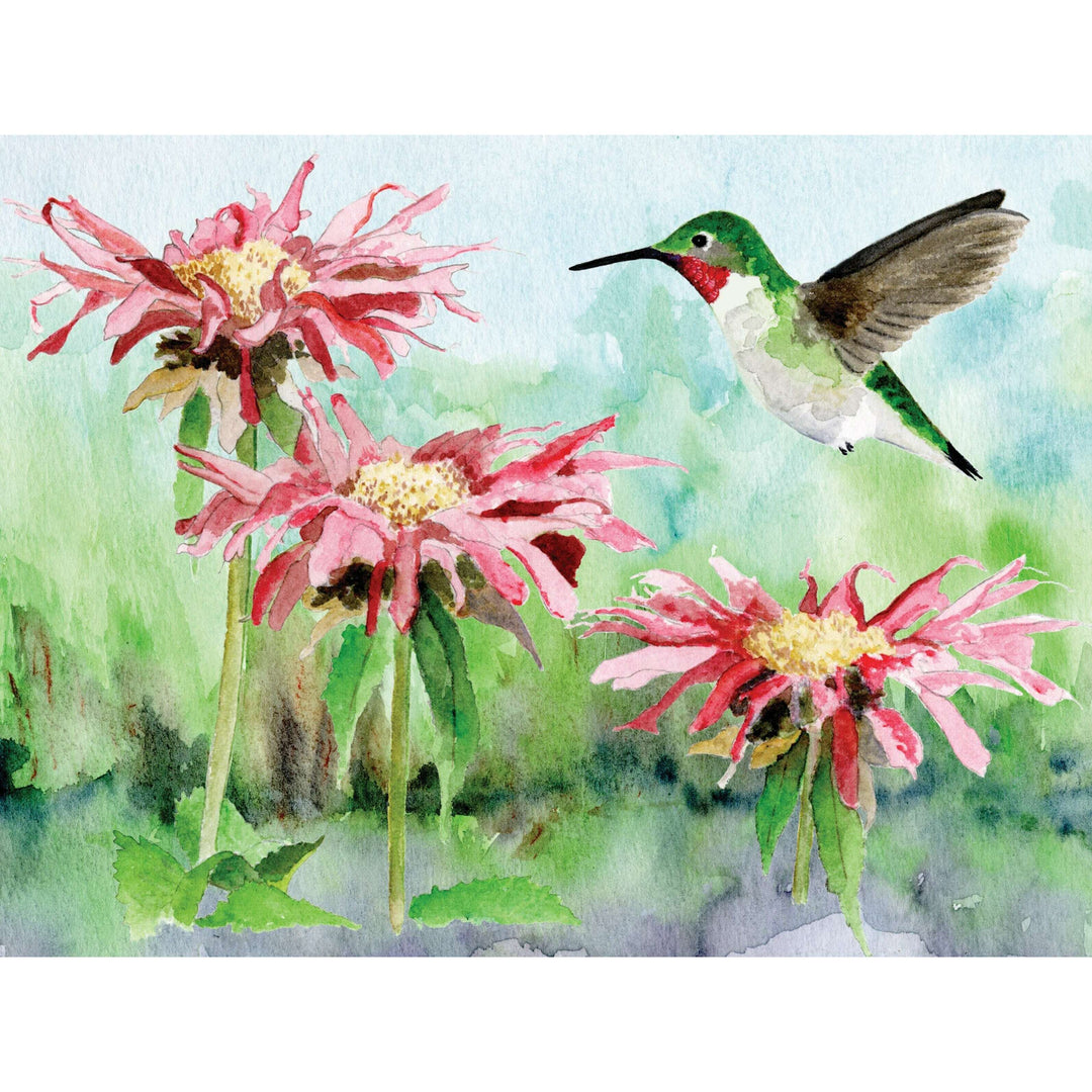Ruby-throated Hummingbird Jigsaw Puzzle
